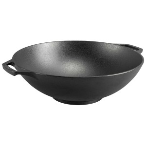 Litinový Wok Lodge 35 cm - Gril-Zahrada.cz