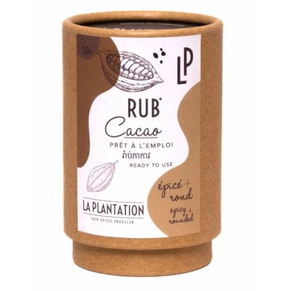 La Plantation Cacao rub - grilovací koření 50g tubus - Gril-Zahrada.cz