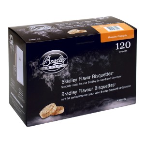 Bradley Smoker Udící briketky Mesquite - 120ks - Gril-Zahrada.cz